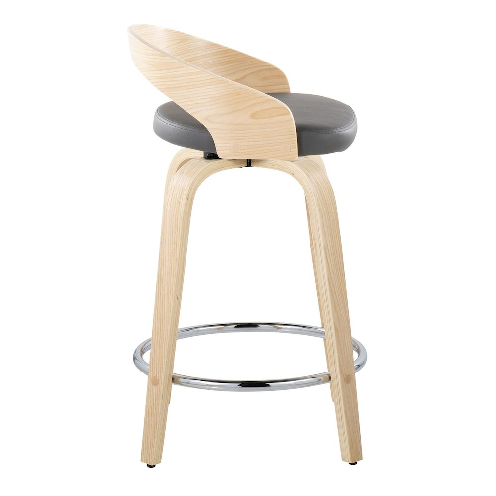 Grotto 24" Fixed-Height Counter Stool - Set of 2. Picture 3