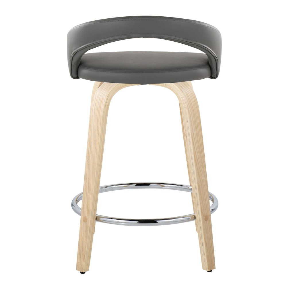 Grotto Upholstered 24" Fixed-Height Counter Stool - Set of 2. Picture 5