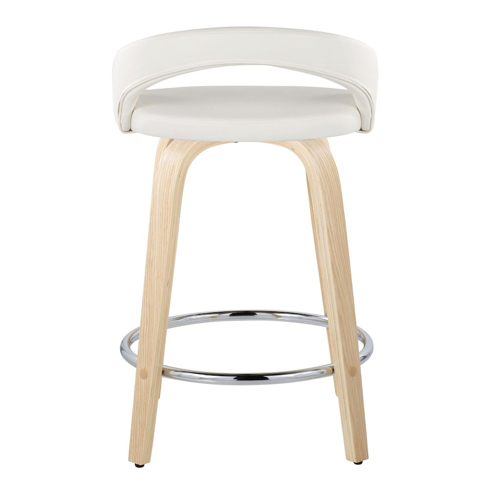 Grotto Upholstered 24" Fixed-Height Counter Stool - Set of 2. Picture 5