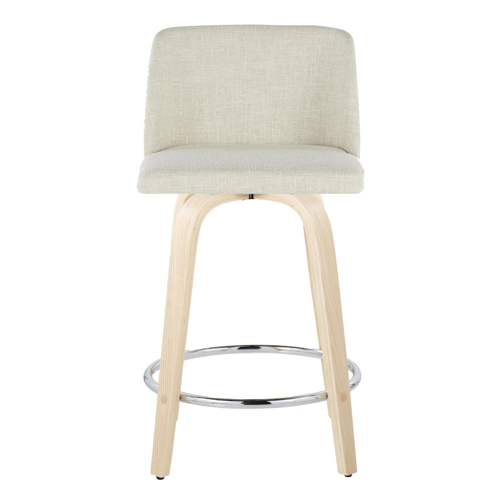 Toriano 24" Fixed-Height Counter Stool - Set of 2. Picture 6