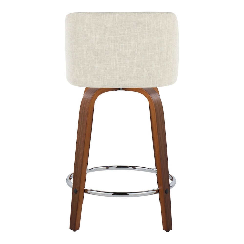 Toriano 24" Fixed-Height Counter Stool - Set of 2. Picture 5