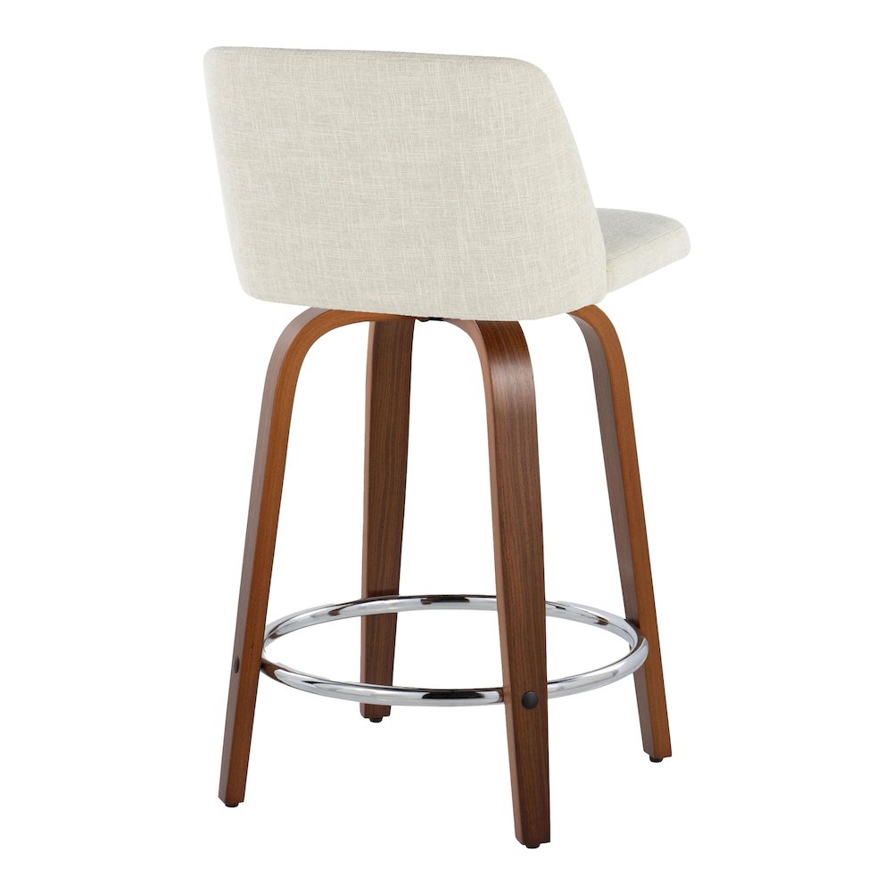 Toriano 24" Fixed-Height Counter Stool - Set of 2. Picture 4
