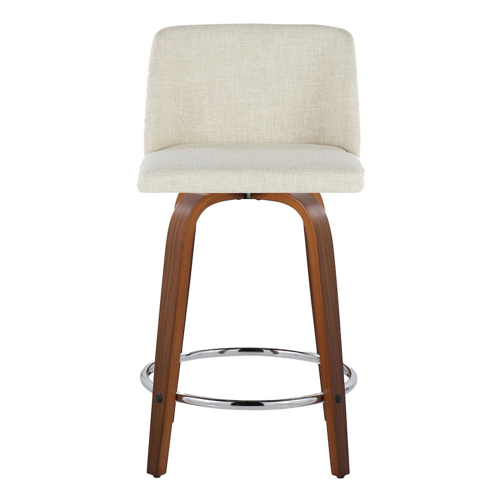 Toriano 24" Fixed-Height Counter Stool - Set of 2. Picture 6
