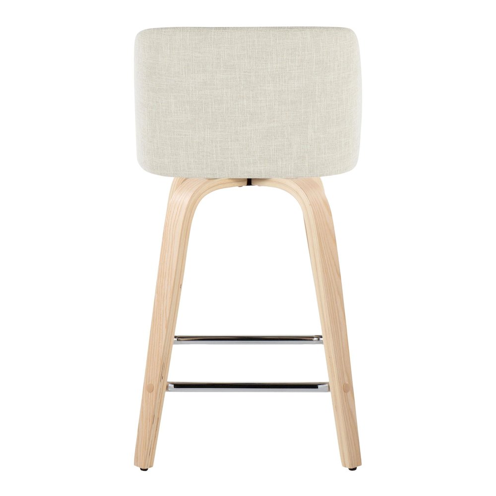 Toriano 24" Fixed-Height Counter Stool - Set of 2. Picture 5