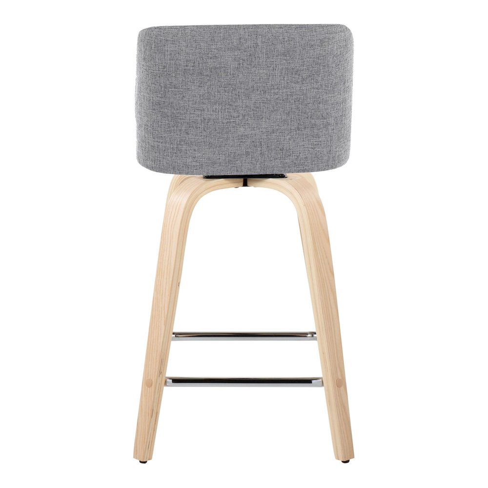 Toriano 24" Fixed-Height Counter Stool - Set of 2. Picture 5