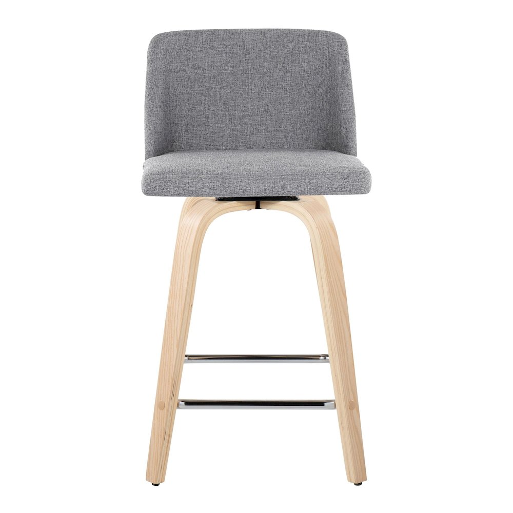 Toriano 24" Fixed-Height Counter Stool - Set of 2. Picture 6