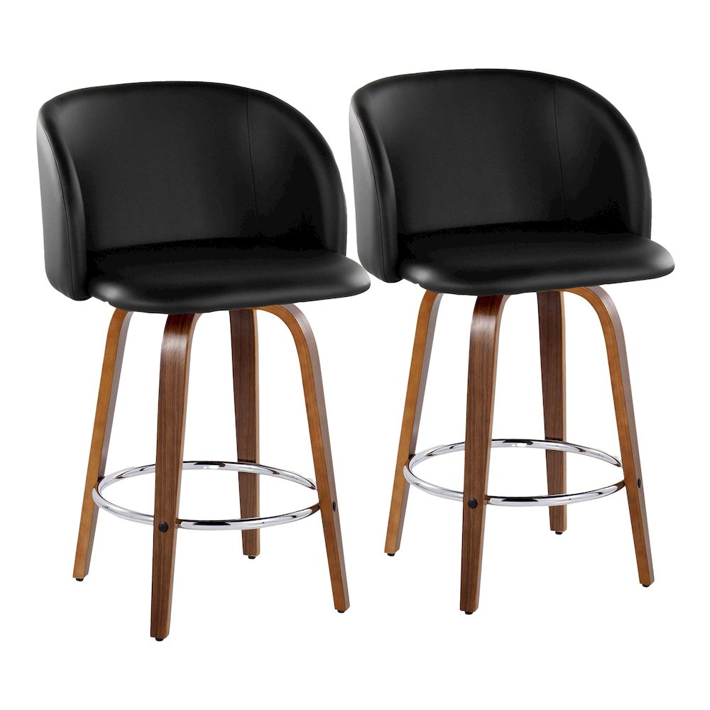 Fran 25" Fixed-Height Counter Stool - Set of 2. Picture 1