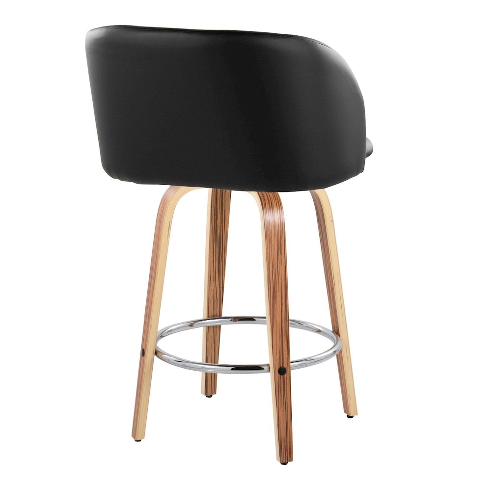 Fran 25" Fixed-Height Counter Stool - Set of 2. Picture 4