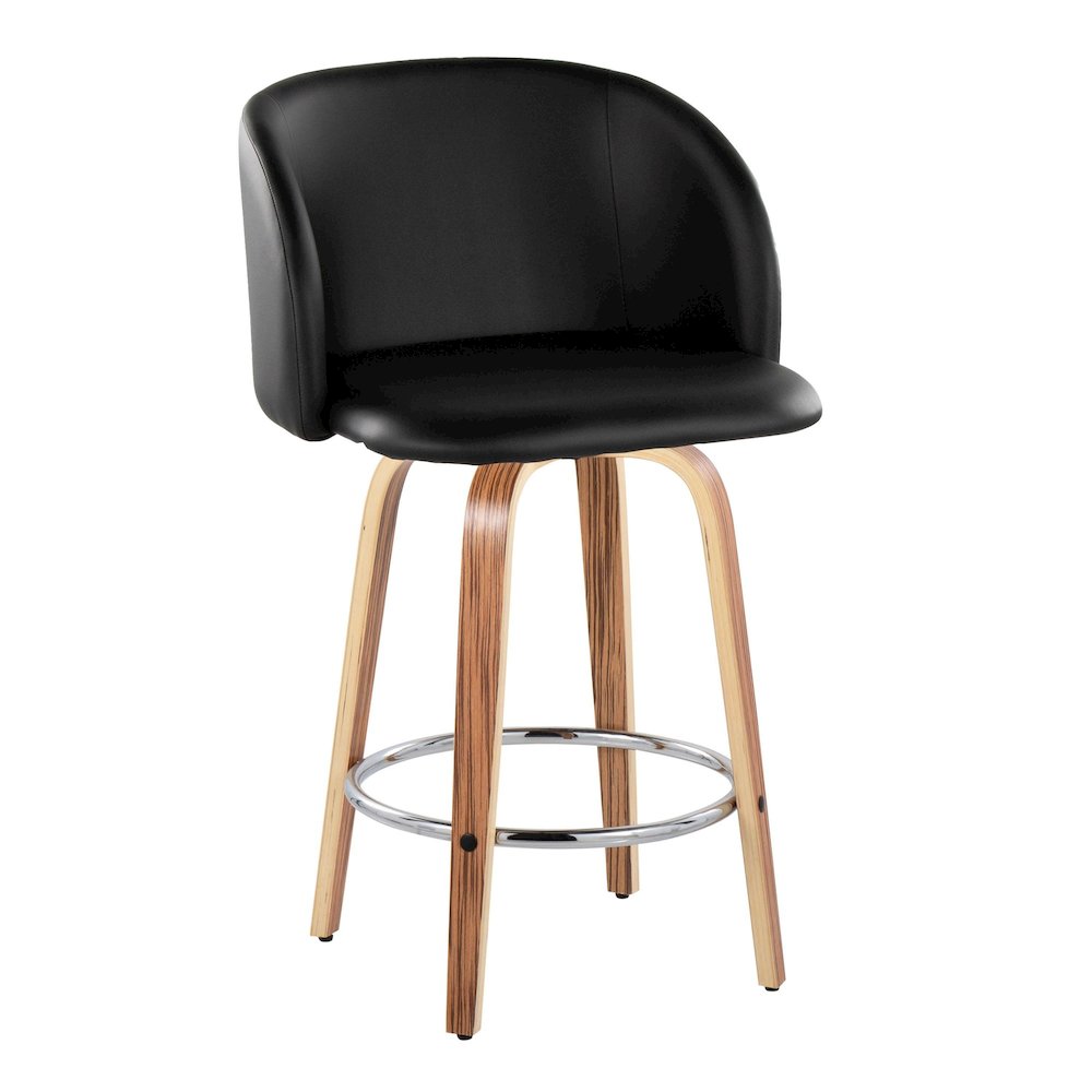 Fran 25" Fixed-Height Counter Stool - Set of 2. Picture 2