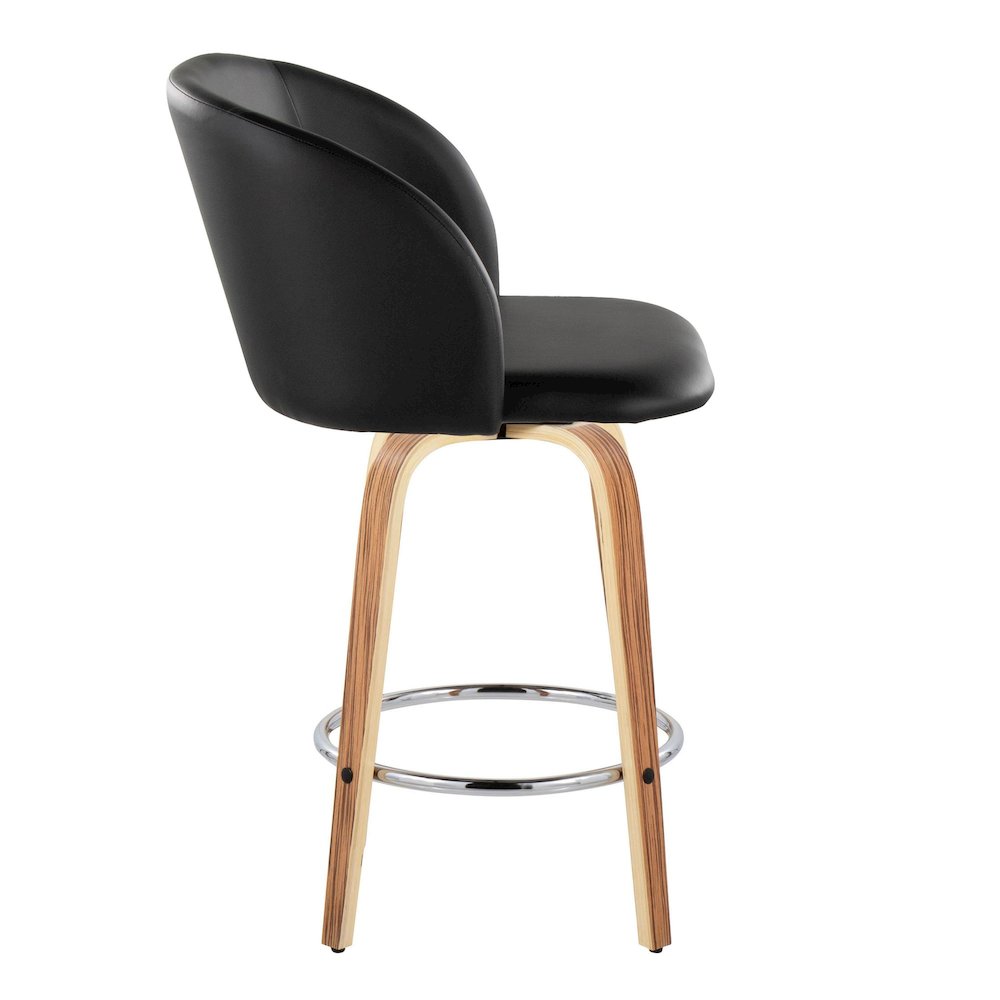 Fran 25" Fixed-Height Counter Stool - Set of 2. Picture 3