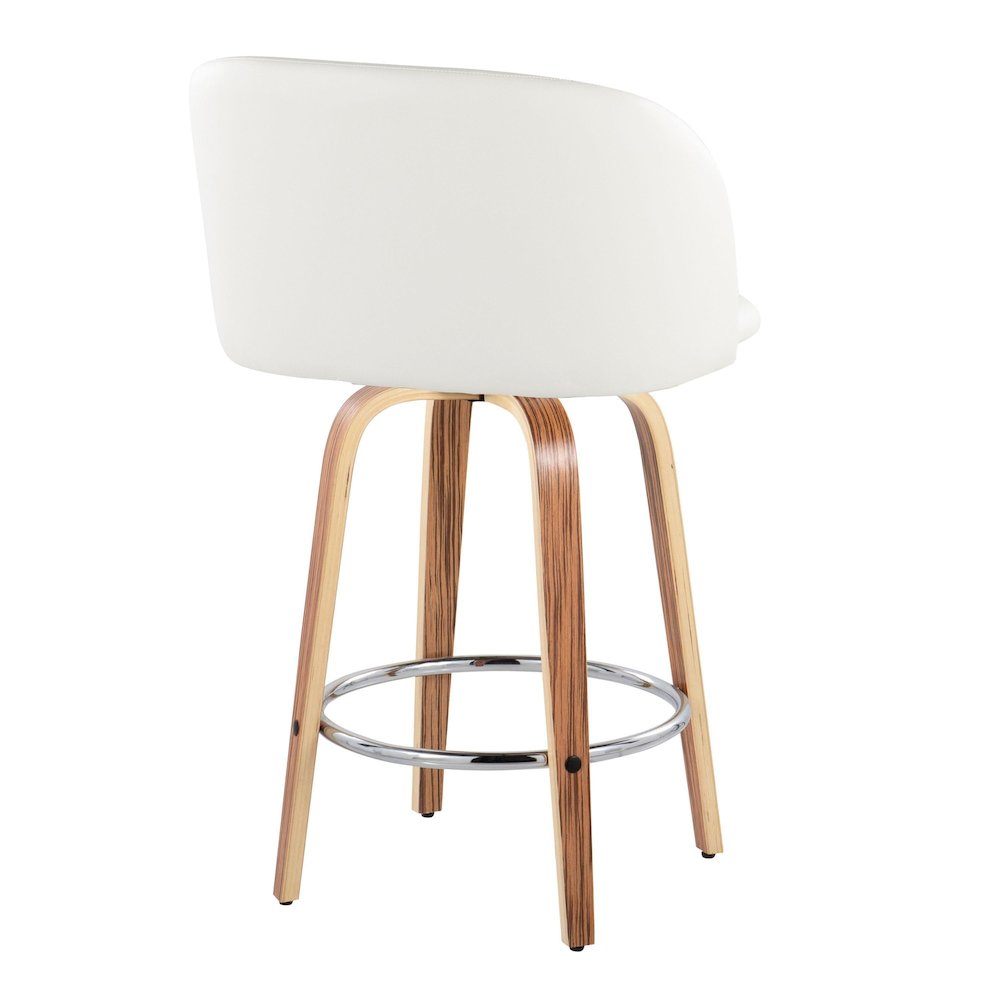 Fran 25" Fixed-Height Counter Stool - Set of 2. Picture 4