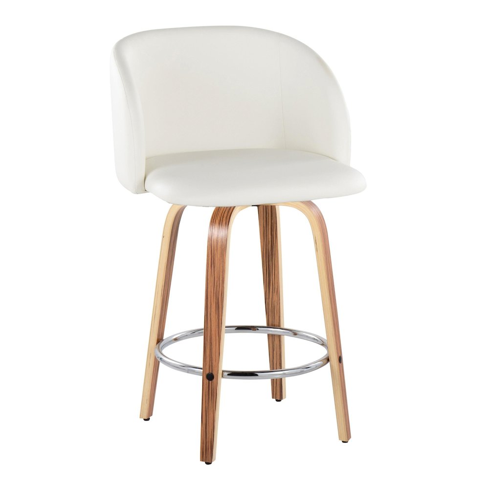 Fran 25" Fixed-Height Counter Stool - Set of 2. Picture 2
