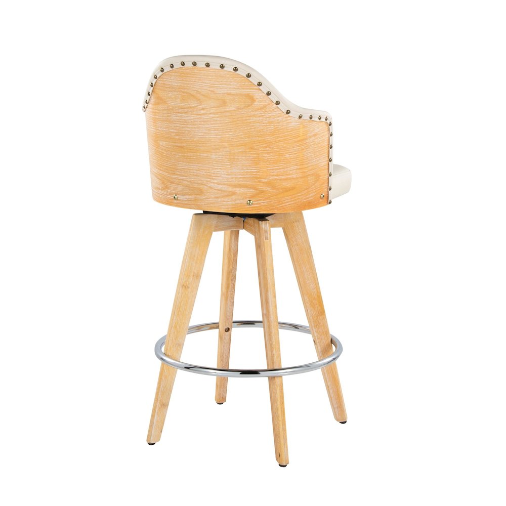 Ahoy 26" Fixed-Height Counter Stool - Set of 2. Picture 4