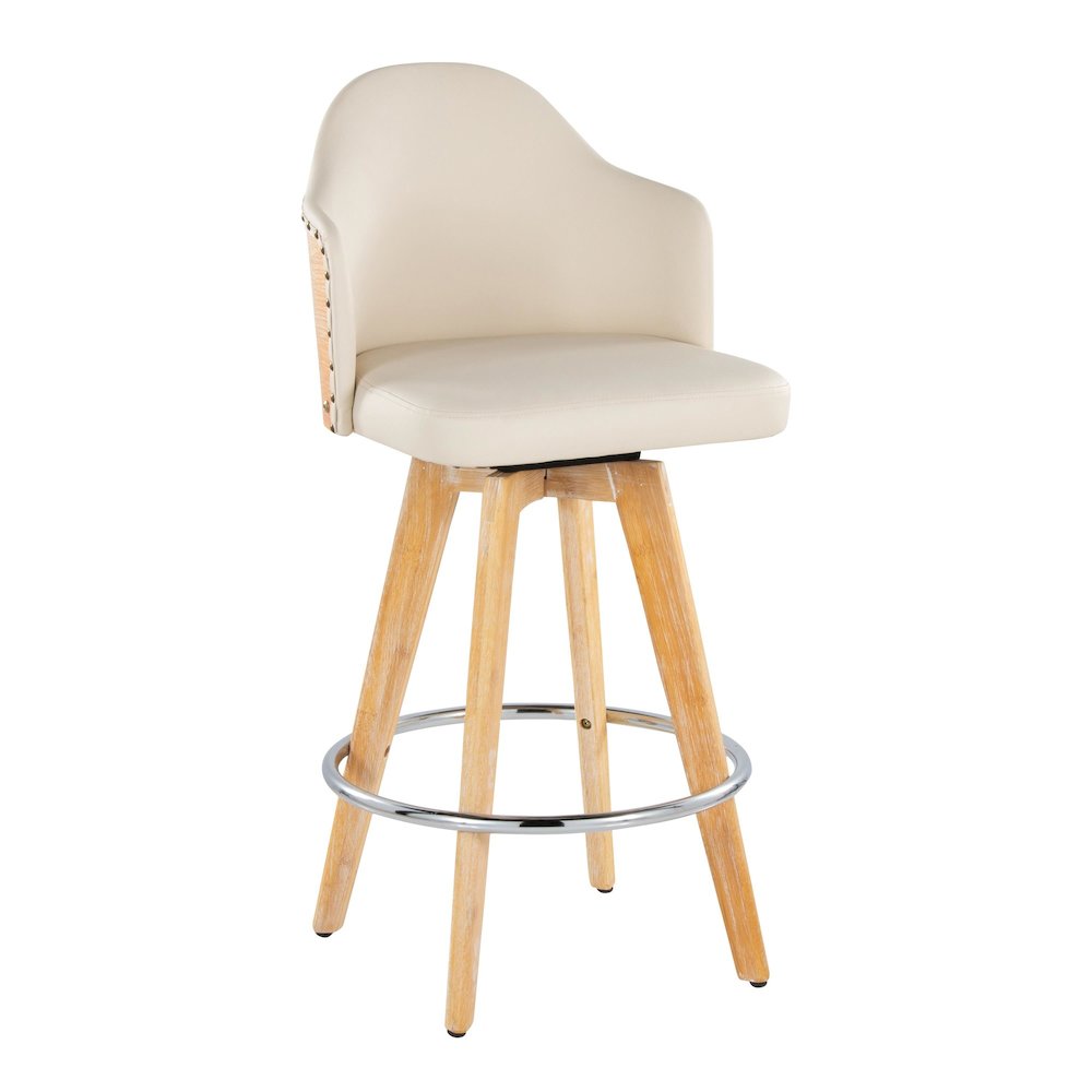 Ahoy 26" Fixed-Height Counter Stool - Set of 2. Picture 2