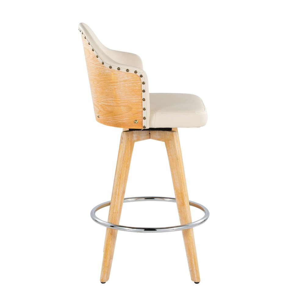 Ahoy 26" Fixed-Height Counter Stool - Set of 2. Picture 3