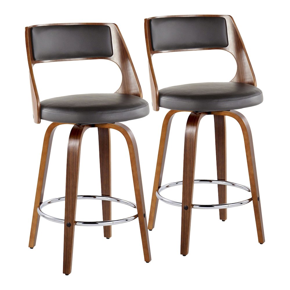 Cecina 26'' Fixed-Height Counter Stool - Set of 2. Picture 1