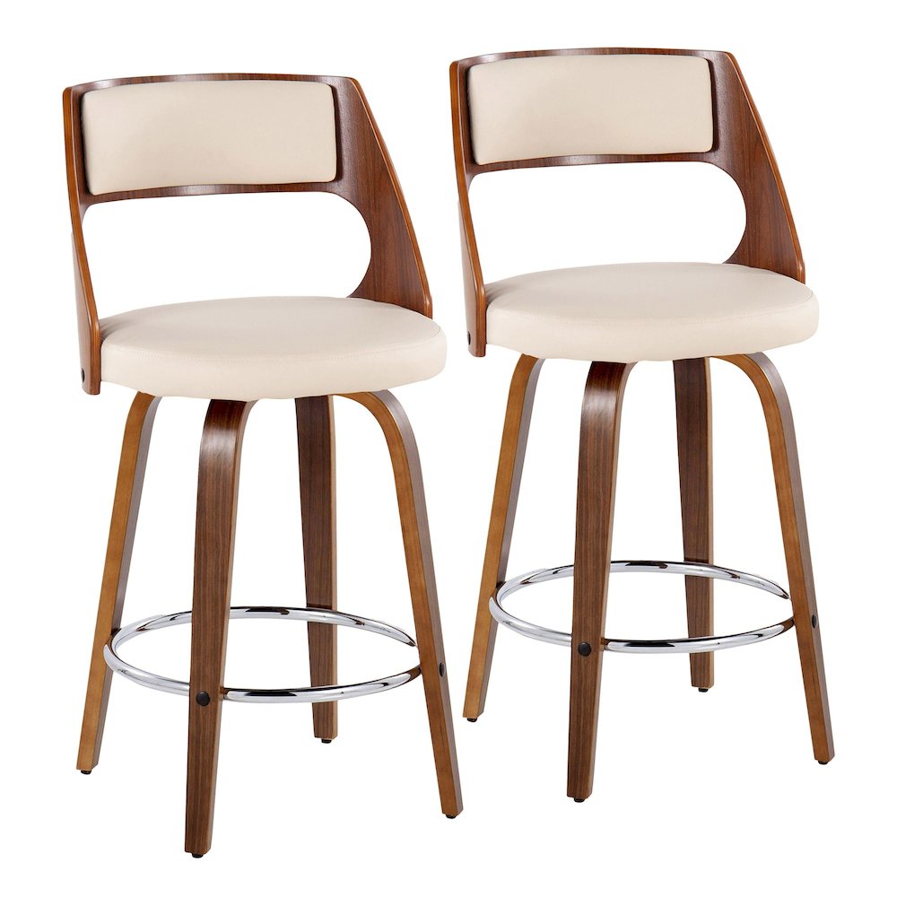Cecina 26'' Fixed-Height Counter Stool - Set of 2. Picture 1