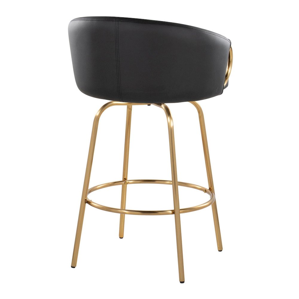 Claire 26" Fixed-Height Counter Stool - Set of 2. Picture 3