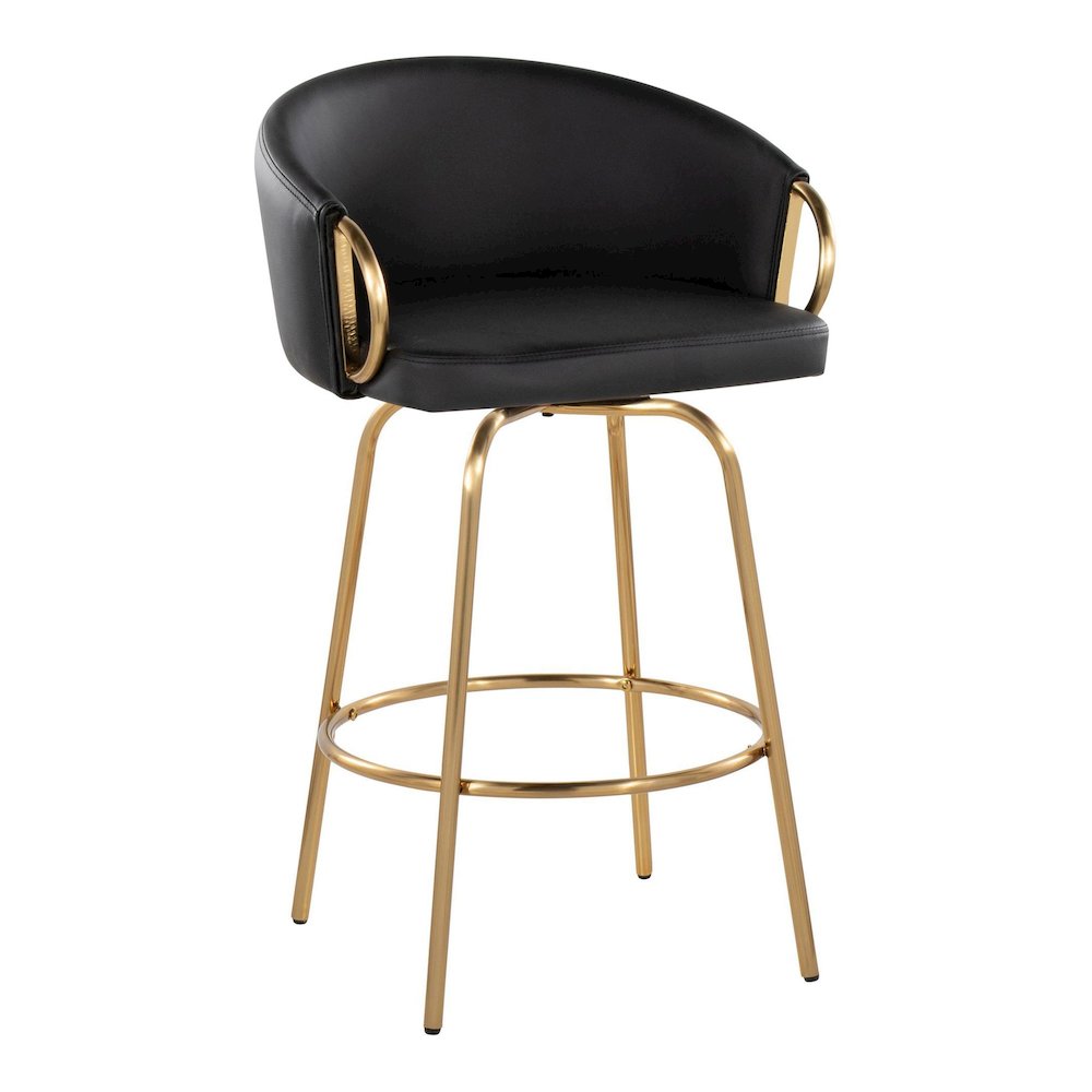 Claire 26" Fixed-Height Counter Stool - Set of 2. Picture 2
