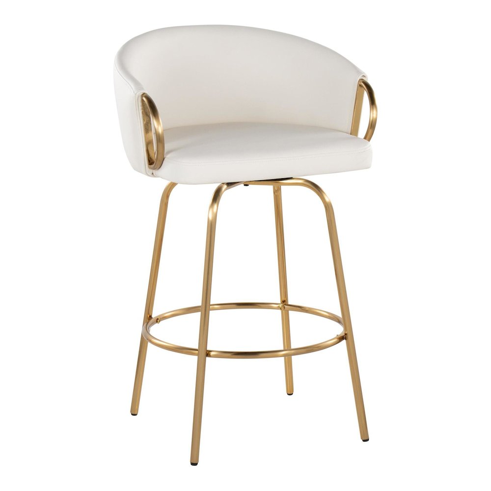 Claire 26" Fixed-Height Counter Stool - Set of 2. Picture 2
