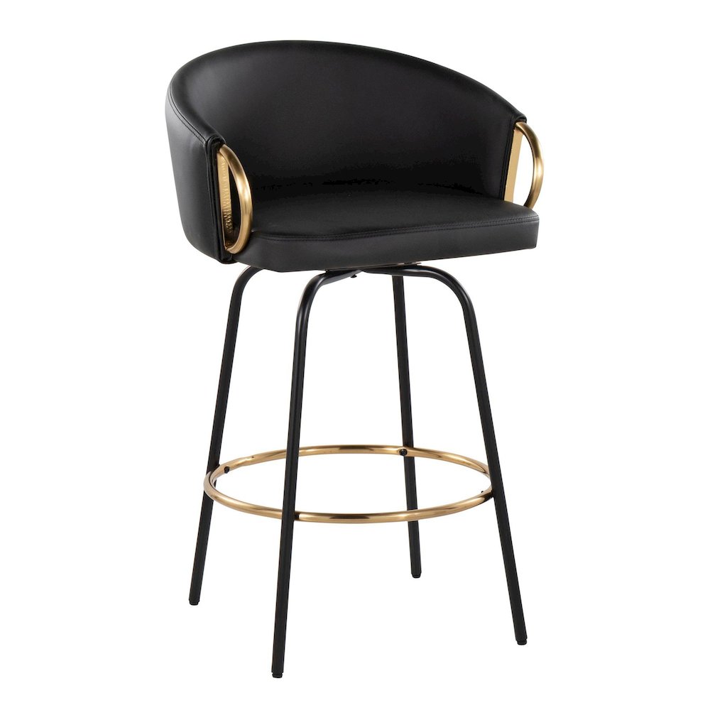 Claire 26" Fixed-Height Counter Stool - Set of 2. Picture 2
