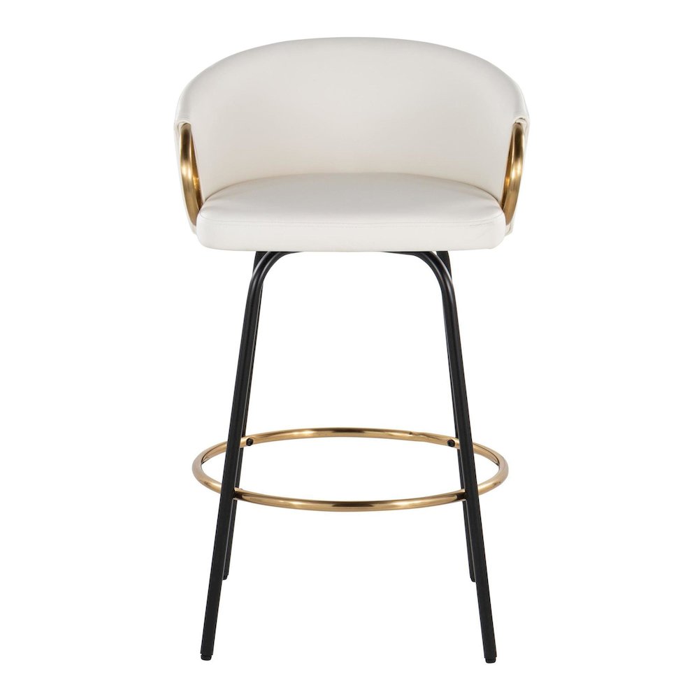 Claire 26" Fixed-Height Counter Stool - Set of 2. Picture 6