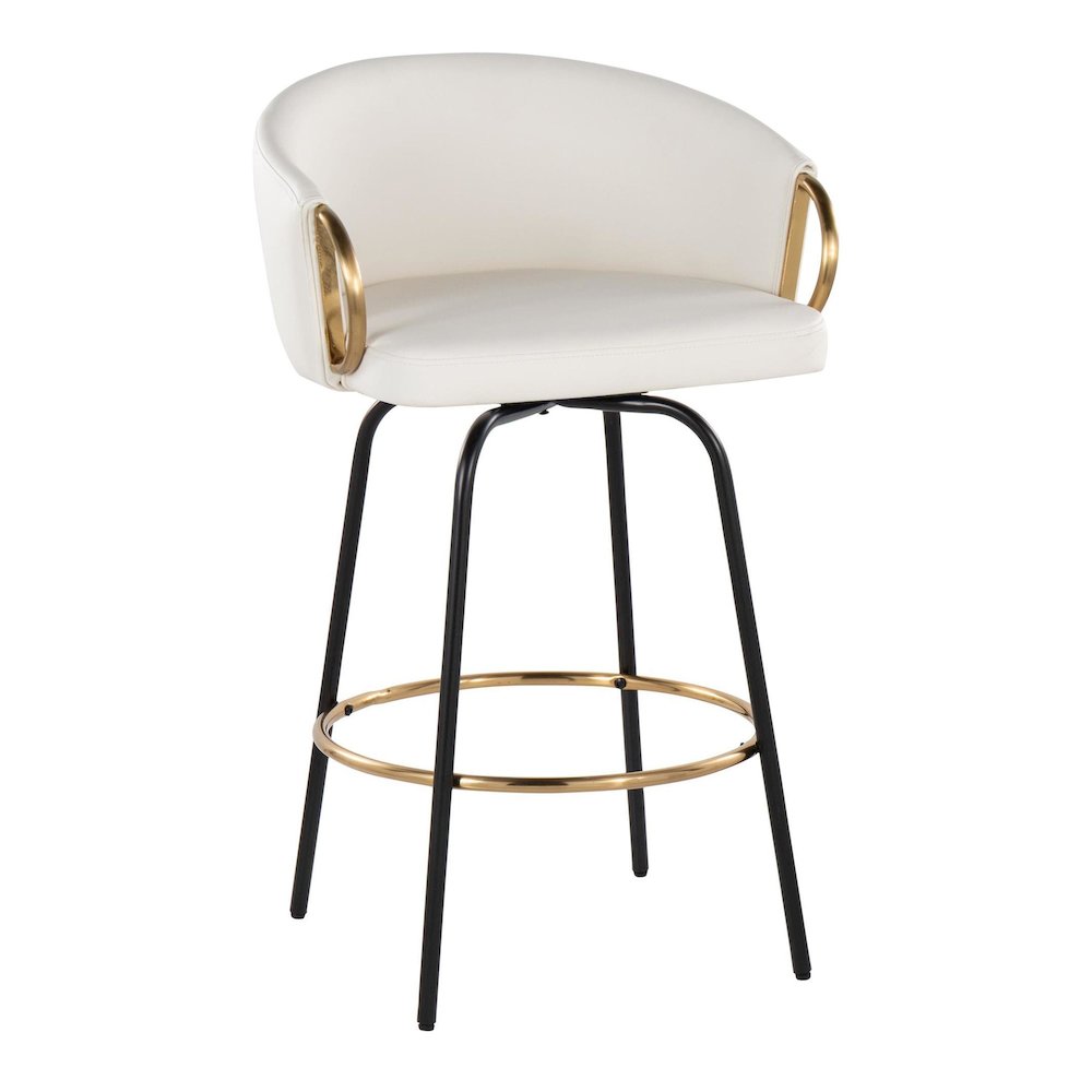 Claire 26" Fixed-Height Counter Stool - Set of 2. Picture 2