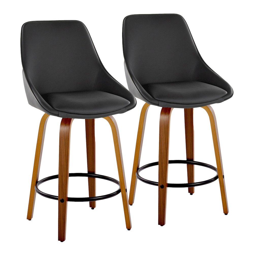 Diana 26" Fixed-Height Counter Stool - Set of 2. Picture 1