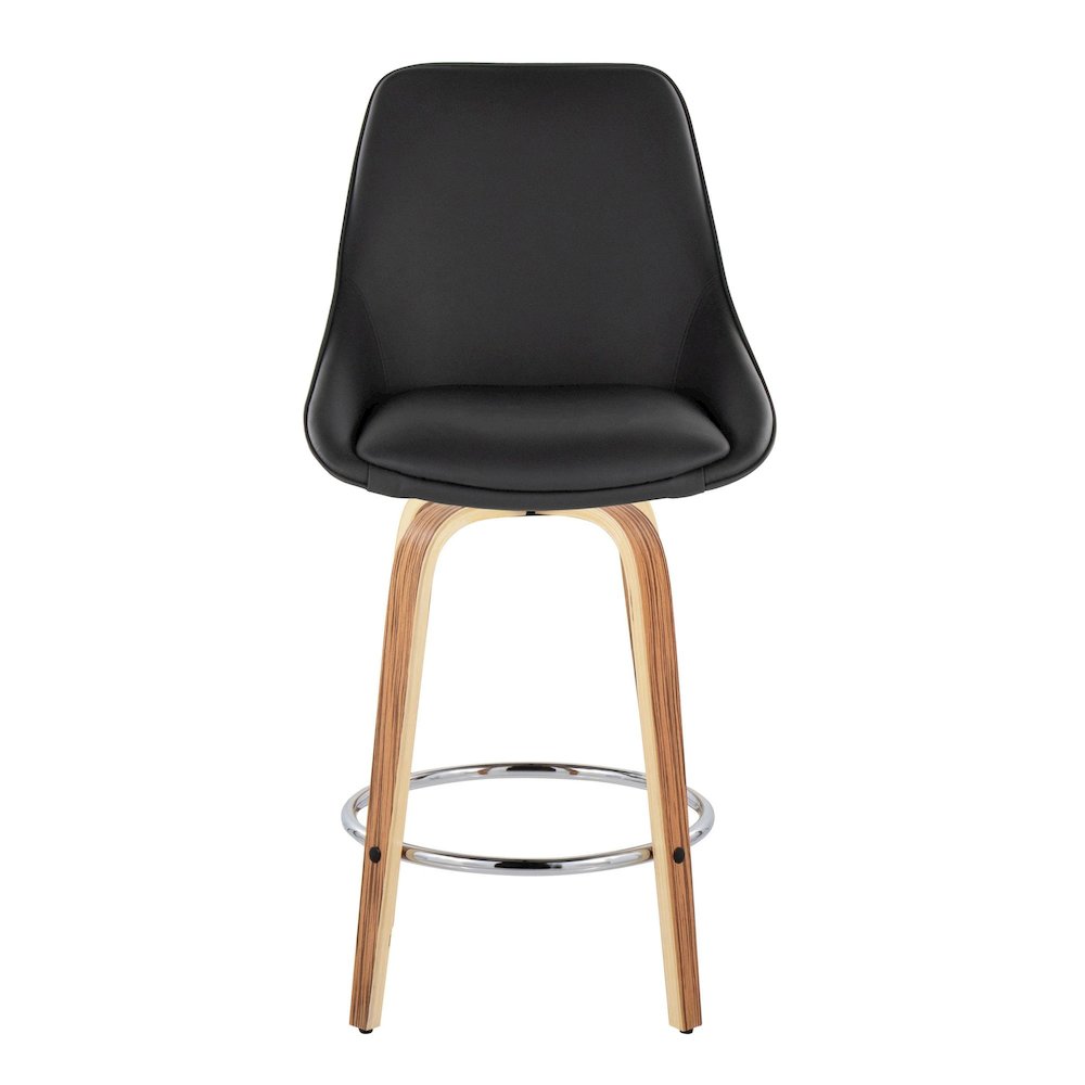 Diana 26" Fixed-Height Counter Stool - Set of  2. Picture 6