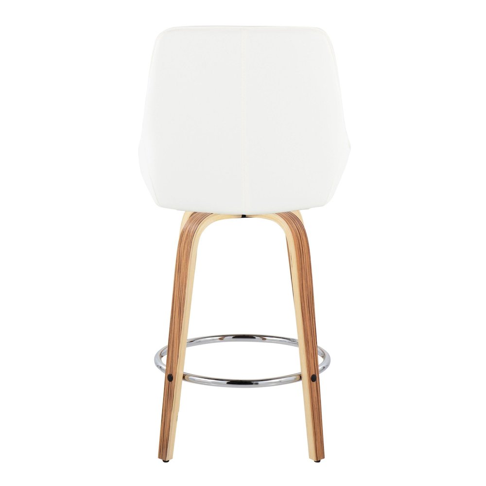 Diana 26" Fixed-Height Counter Stool - Set of  2. Picture 5