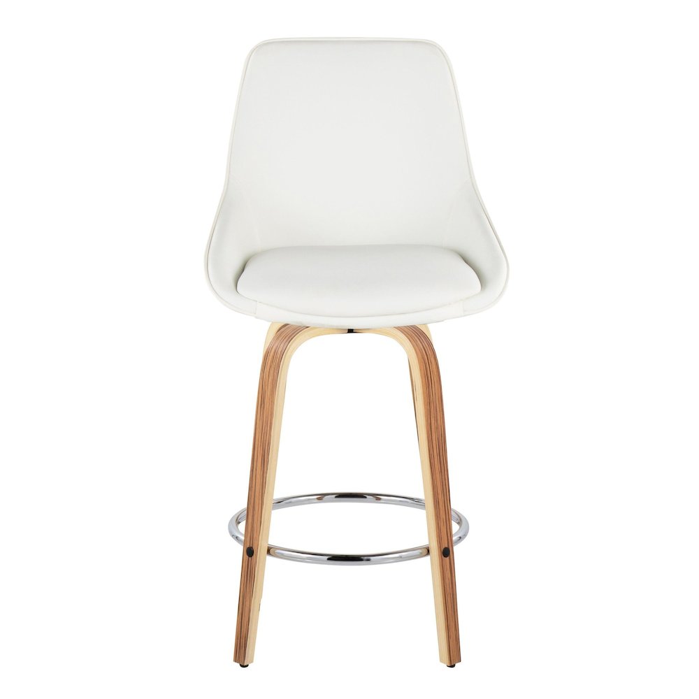Diana 26" Fixed-Height Counter Stool - Set of  2. Picture 6