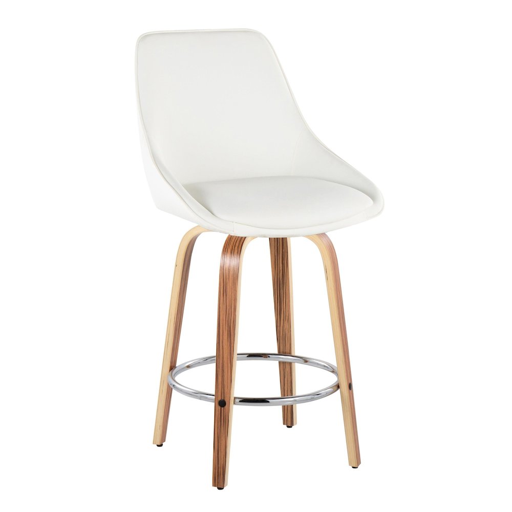 Diana 26" Fixed-Height Counter Stool - Set of  2. Picture 2