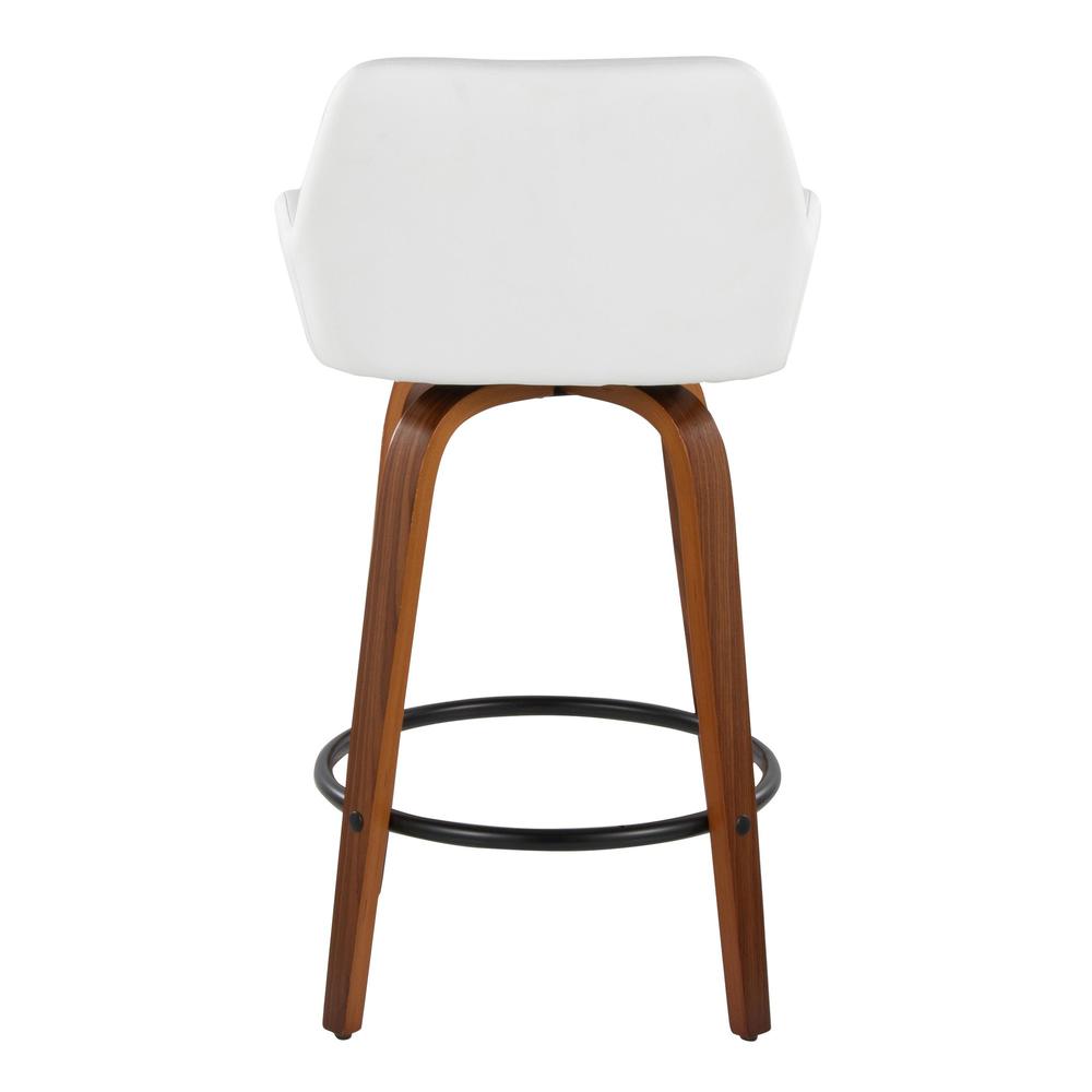 Brown Daniella 26" Fixed-Height Counter Stool - Set of 2. Picture 5