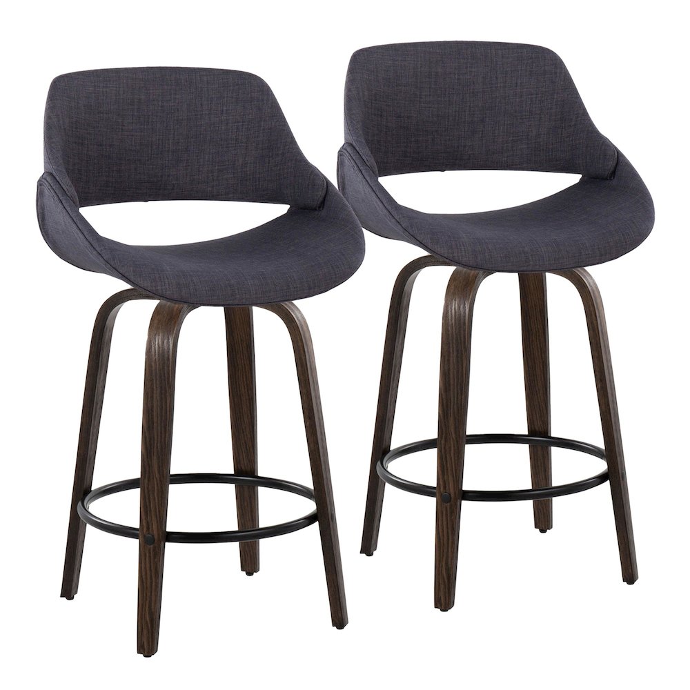 Fabrico 26" Fixed-Height Counter Stool - Set of 2. Picture 1