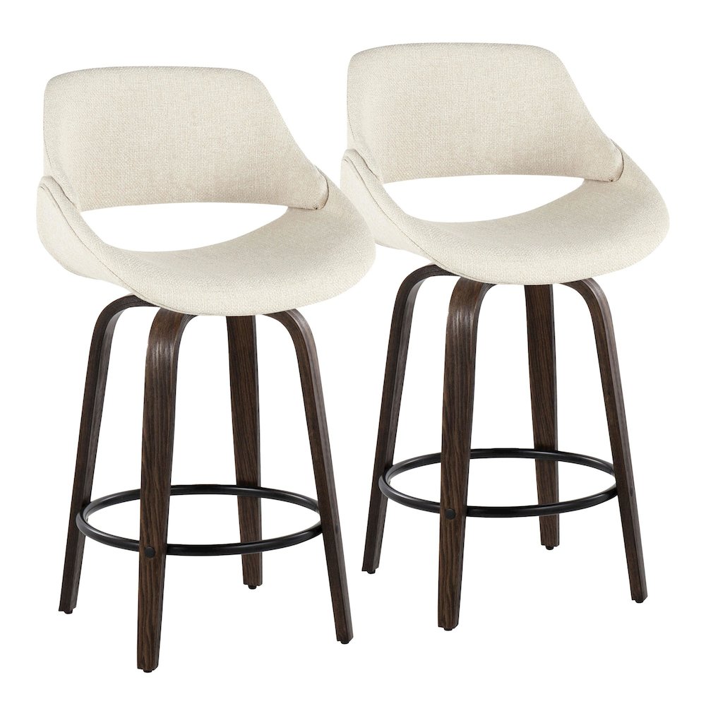 Fabrico 26" Fixed-Height Counter Stool - Set of 2. Picture 1