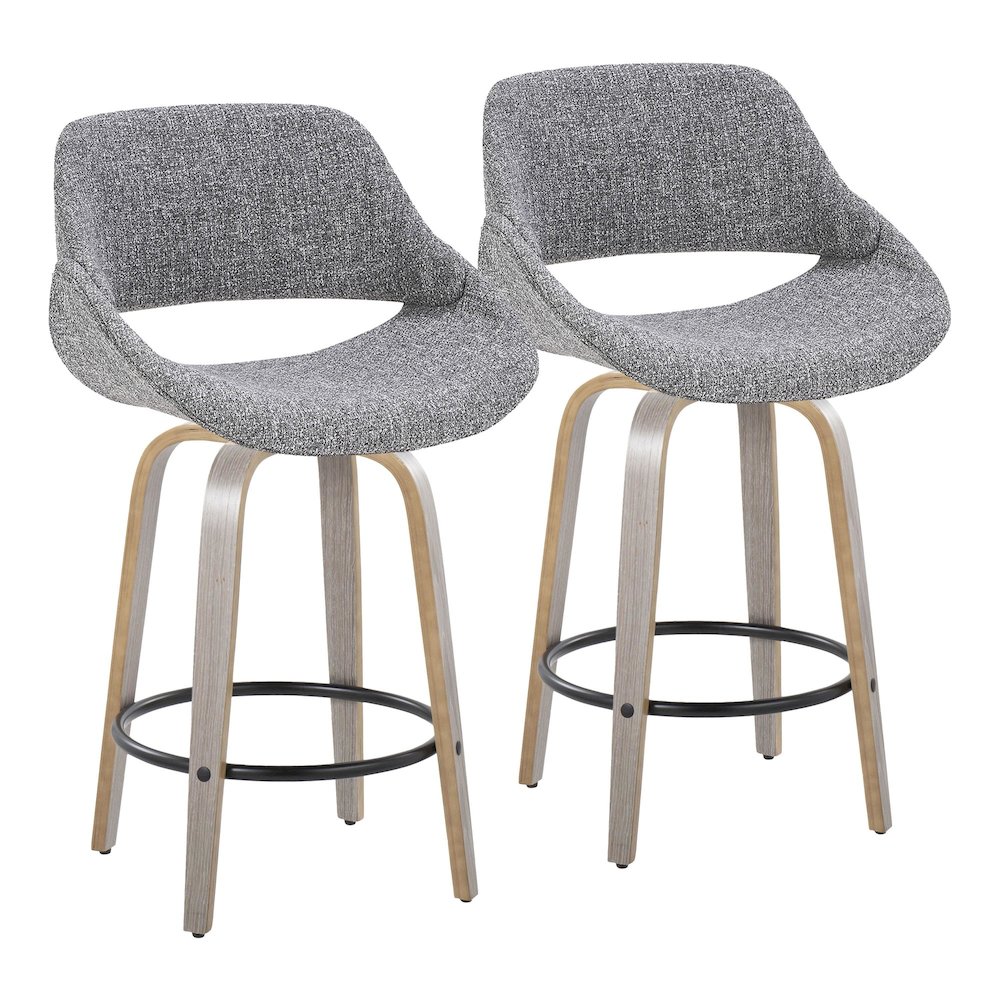 Fabrico 26" Fixed-Height Counter Stool - Set of 2. Picture 1