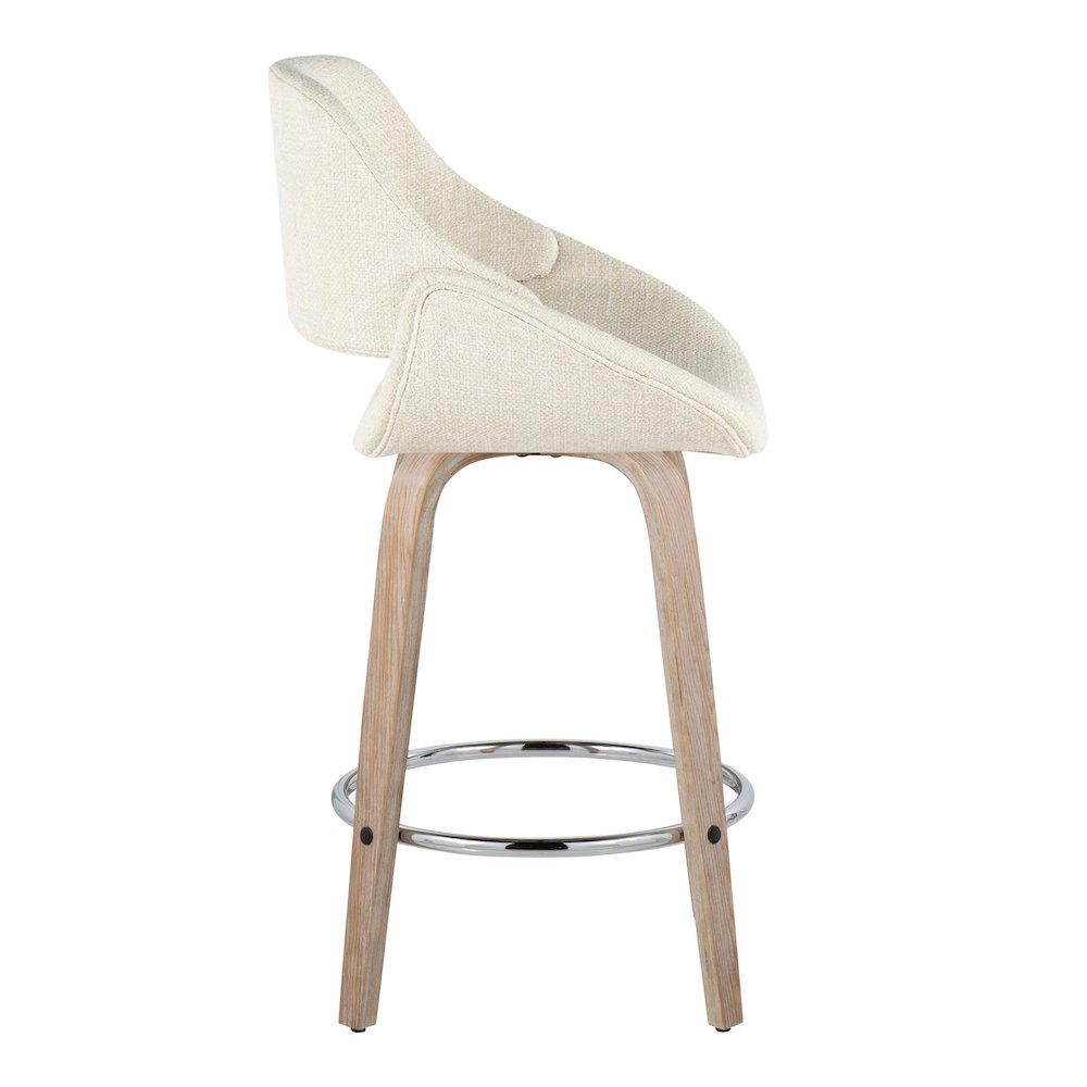 Fabrico 26" Fixed-Height Counter Stool - Set of 2. Picture 3
