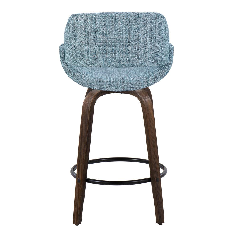 Brown Fabrico 26" Fixed-Height Counter Stool - Set of 2. Picture 5