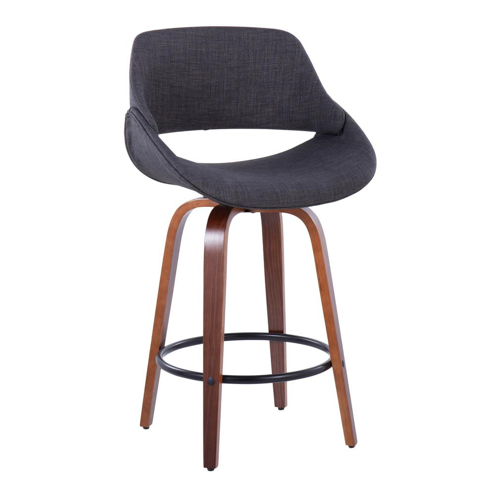 Multi Fabrico 26" Fixed-Height Counter Stool - Set of 2. Picture 2