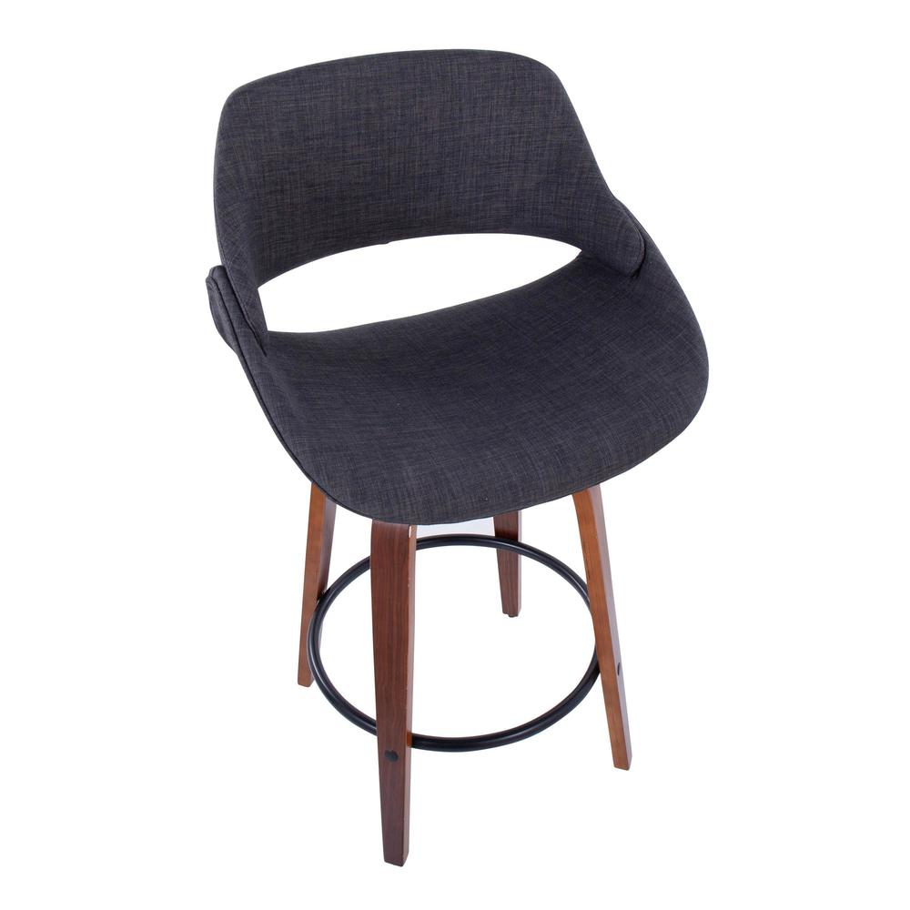 Multi Fabrico 26" Fixed-Height Counter Stool - Set of 2. Picture 7
