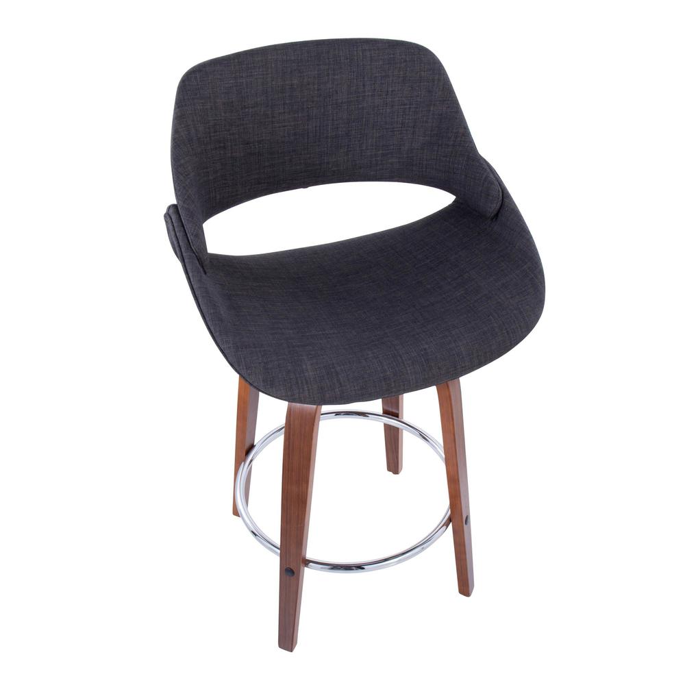 Multi Fabrico 26" Fixed-Height Counter Stool - Set of 2. Picture 7