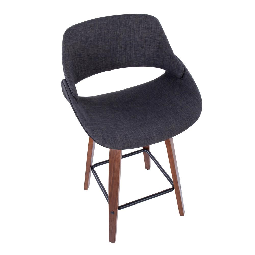 Multi Fabrico 26" Fixed-Height Counter Stool - Set of 2. Picture 7