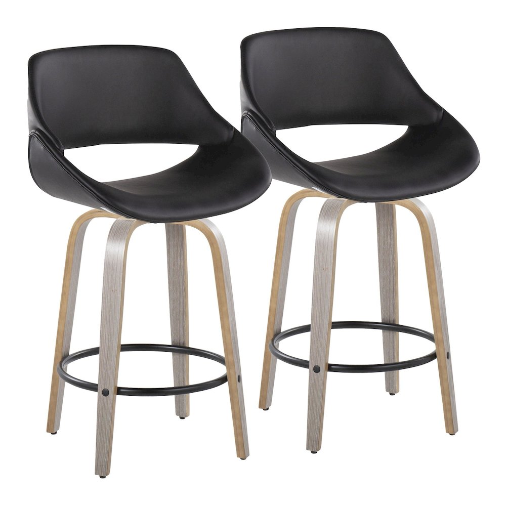 Fabrico 26" Fixed-Height Counter Stool - Set of 2. Picture 1