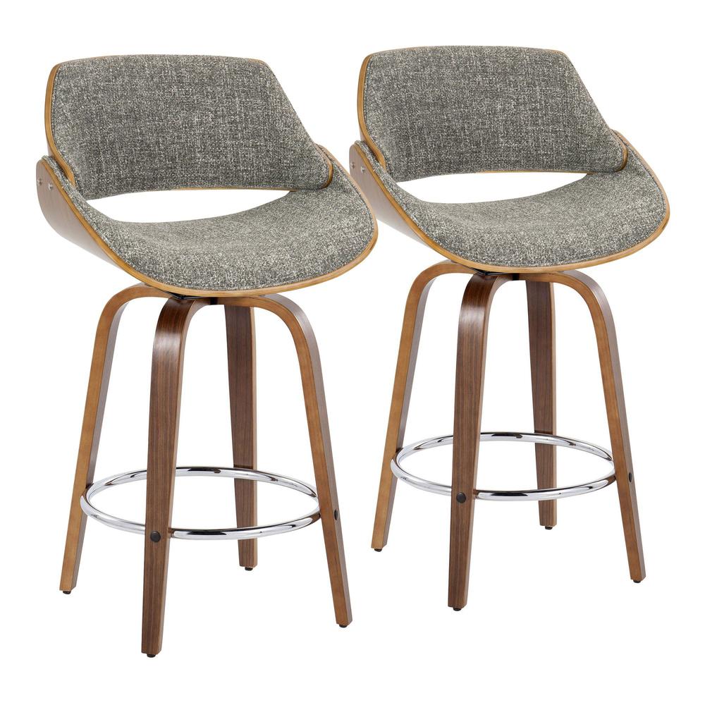 Multi Fabrizzi 26" Fixed-Height Counter Stool - Set of 2. Picture 1
