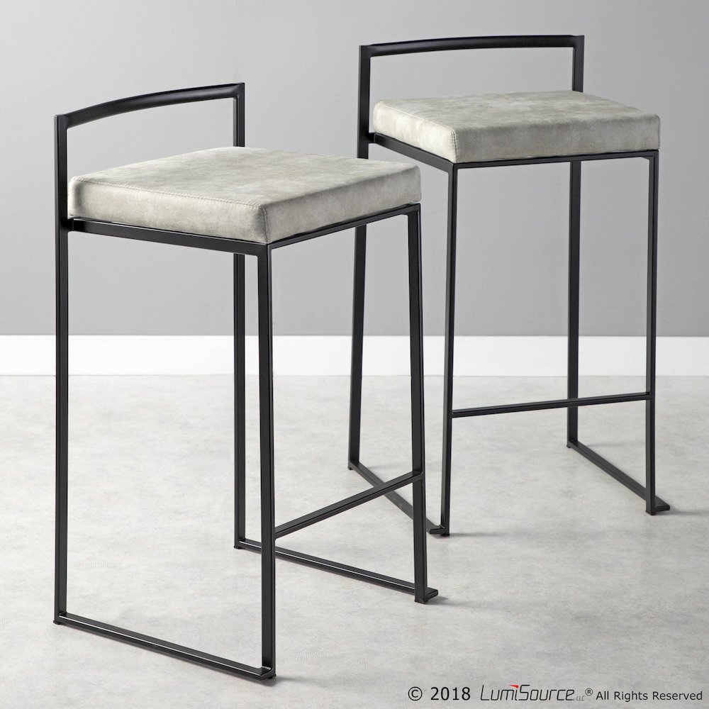 Fuji Stacker 26" Fixed-Height Counter Stool - Set of 3. Picture 8