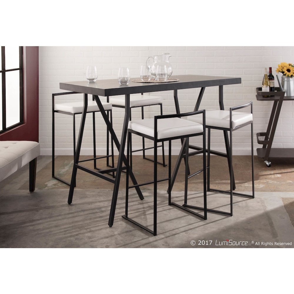 Fuji Stacker 26" Fixed-Height Counter Stool - Set of 3. Picture 11
