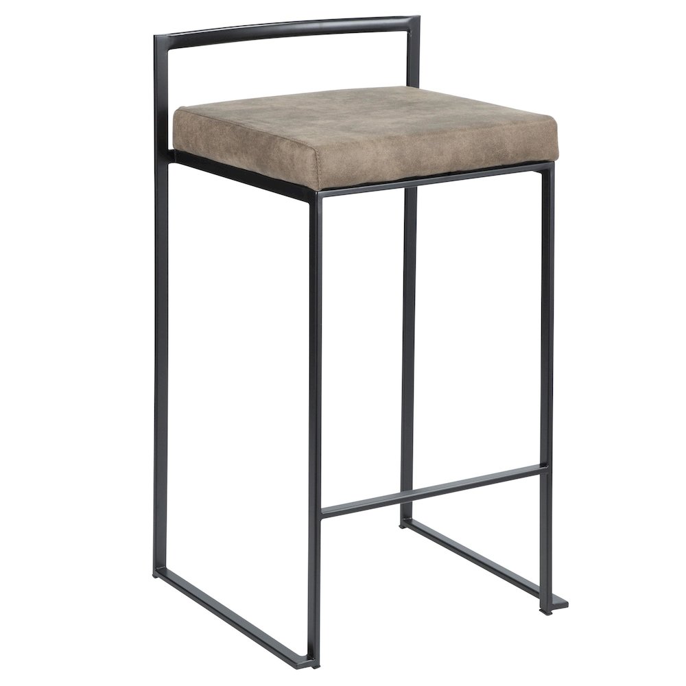 Fuji Stacker 26" Fixed-Height Counter Stool - Set of 3. Picture 2