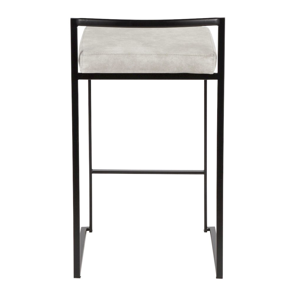 Fuji Stacker 26" Fixed-Height Counter Stool - Set of 3. Picture 5