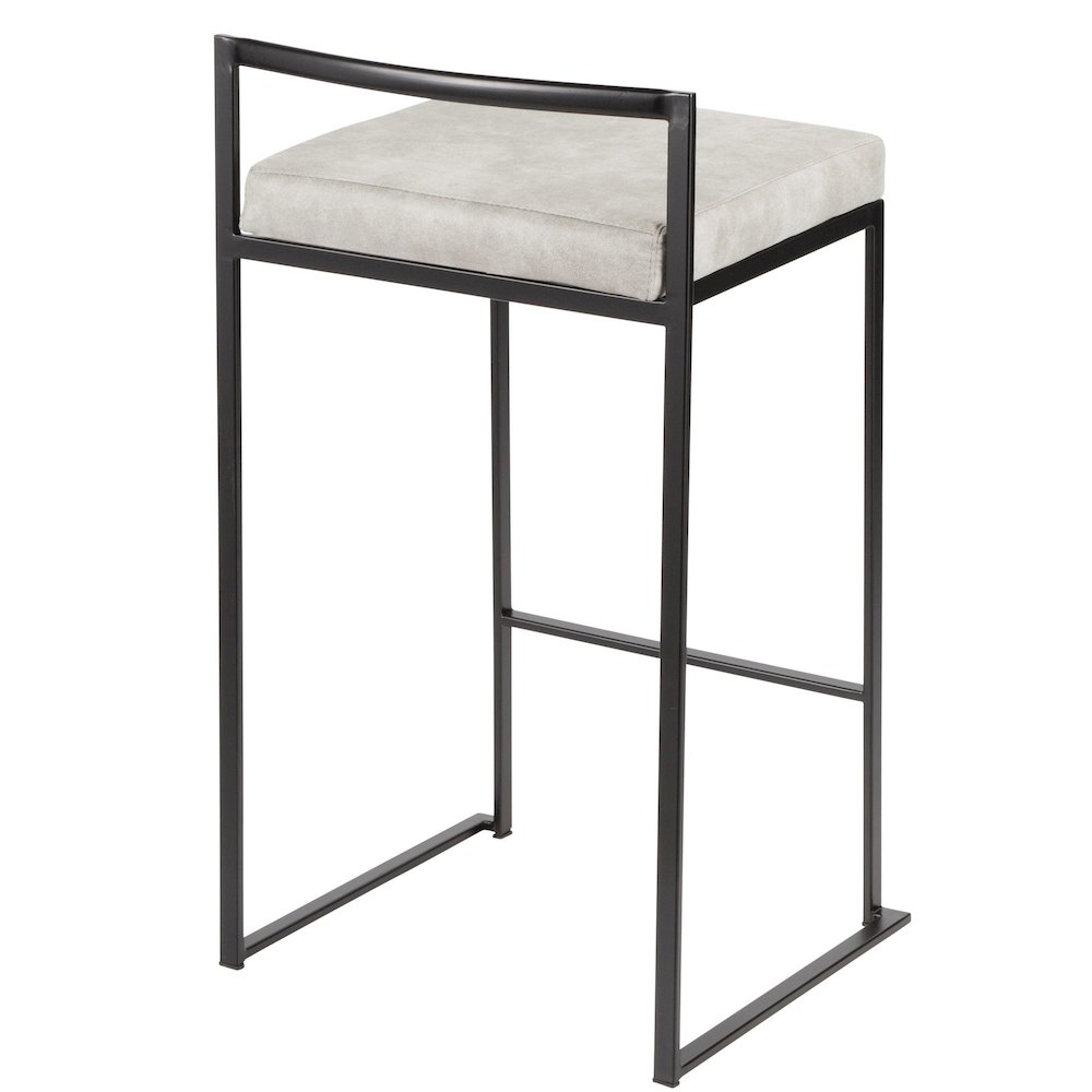 Fuji Stacker 26" Fixed-Height Counter Stool - Set of 3. Picture 4