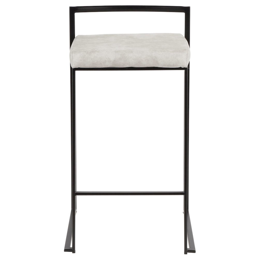 Fuji Stacker 26" Fixed-Height Counter Stool - Set of 3. Picture 6
